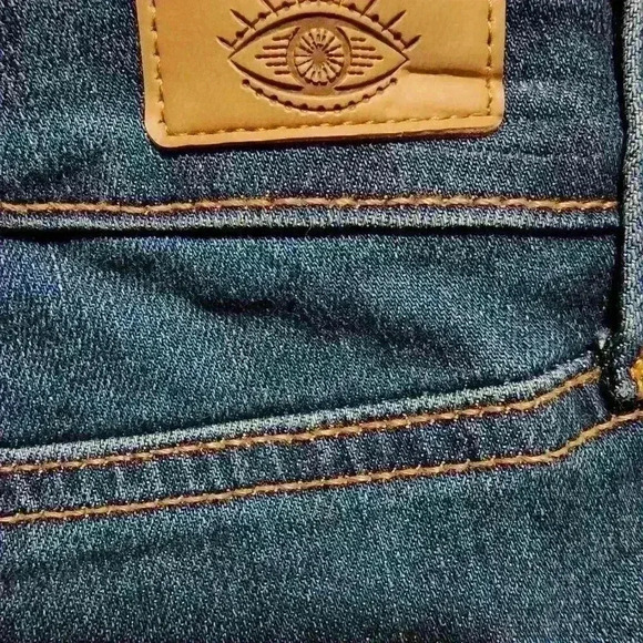 Sofia Jeans by Sofia Vergara Womens Skinny Shark Bite Hem Mid Rise Dark Wash - Picture 8 of 9